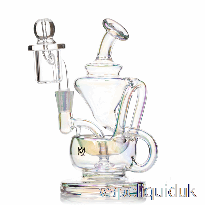 MJ Arsenal CLAUDE Mini Dab Rig Iridescent Vape Liquid